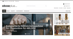 Desktop Screenshot of oboeplus.com